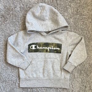 Champion•Toddler Pullover Hoodie | Grey | 4T